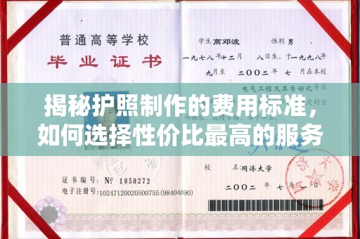 海东揭秘护照制作的费用标准，如何选择性价比最高的服务？